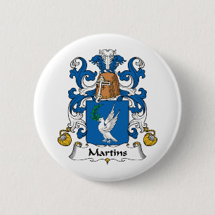 Martins Family Crest Ronde Button 5,7 Cm