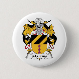 Martins Family Crest Ronde Button 5,7 Cm