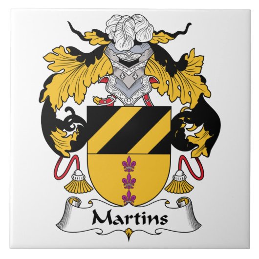 Martins Family Crest Tegeltje (Voorkant)
