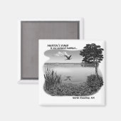 Martin's Pond Magnet (Recto/Verso)