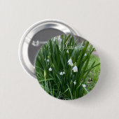 Mărțișor - Ghiocei Ronde Button 5,7 Cm (Voorkant /achterkant)