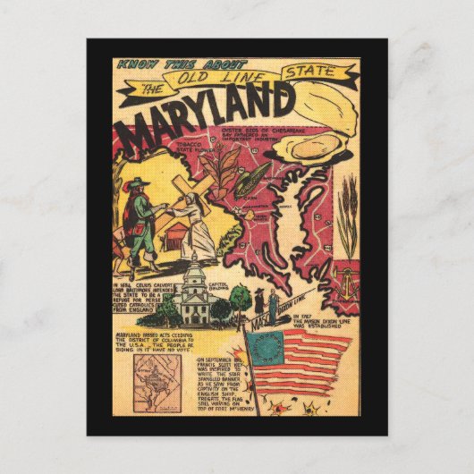 Martland De oude Lijnstaat Briefkaart (Voorkant)