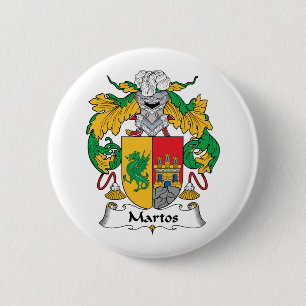 Martos Family Crest Ronde Button 5,7 Cm