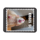 Marty Kisses Magnet (Horizontal)