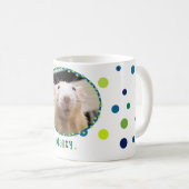 Marty Mouse Mug - avec des Pois (Devant droit)
