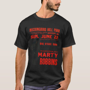 Marty Robbins Concert Poster T-shirt