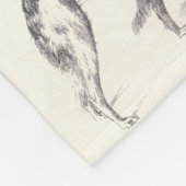 Martynow Borzoi Fleece Throw (Hoek)