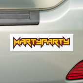 MARTyPARTy 2016 Bumpersticker (Op auto)