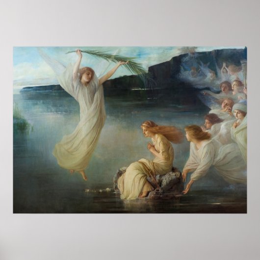 Martyrdom Saint Christina door Vicente Palmaroli Poster (Voorkant)