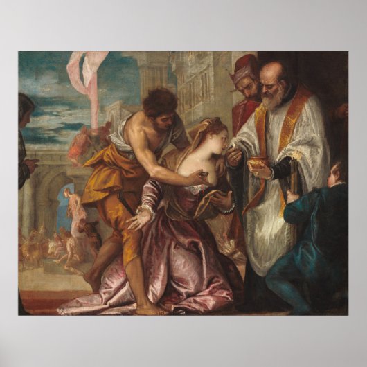 Martyrdom Saint Lucy - Veronese Fine Art Poster (Voorkant)