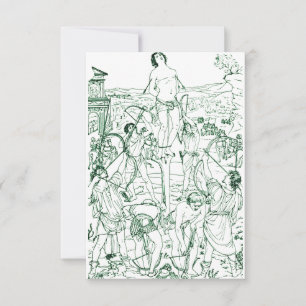 Martyrdom Saint Sebastian Bedankkaart