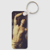 Martyrdom St Sebastian door Andrea Vaccaro Sleutelhanger (Achterkant)