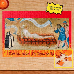 Martyrdom van St. Laurens, met Twee Nonnen (M 022) Legpuzzel