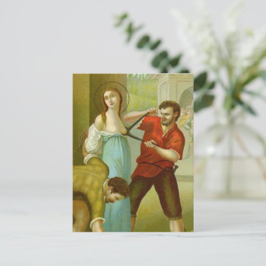 Martyre de St. Agatha (M 003) Carte postale #2 (Debout devant)
