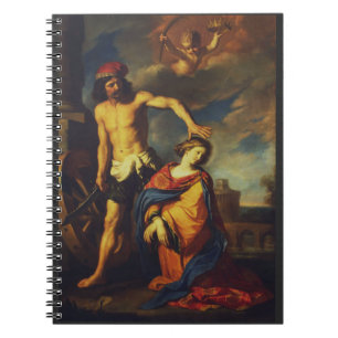 Martyrium van de heilige Catharina Sacred Fine Art Notitieboek