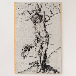 Martyrium van Sint-Sebastiaan door Martin Schongau Legpuzzel