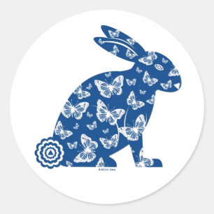 Martzkin paasbonnetjes © 2012 M. Martz Ronde Sticker