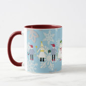 Martzkin Saint Lucia Day Ceramic Mok (Links)