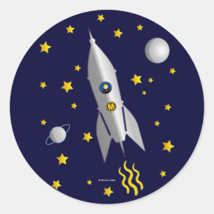 Martzkins Dans Les Stickers Spatiaux © 2012 M. Mar