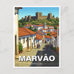 Marvao Portugal Reizen Briefkaart
