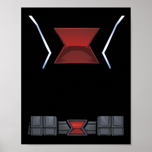 Marvel Avengers Clic Halloween Black Widow kostuum Poster (Voorkant)