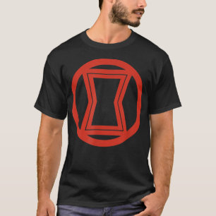 Marvel Black Widow Simple Logo T-shirt