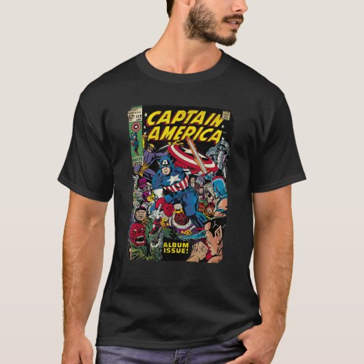 Marvel Comics  Captain America en Villains T-shirt (Voorkant)