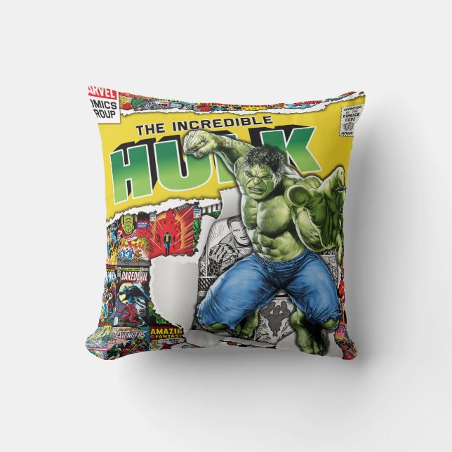 marvel comics  hulk Coussin de lancer (Recto)