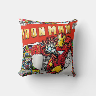 marvel comics iron man Coussin de Décoration