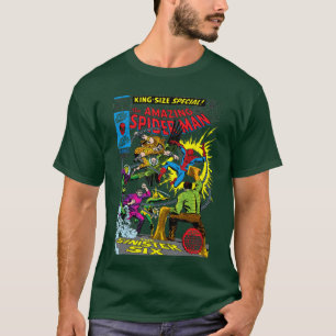 Marvel de Amazing SpiderMan Retro Comic Cover Wit T-shirt