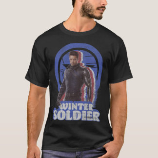 Marvel de valk en de wintersoldaat Bucky Ret T-shirt