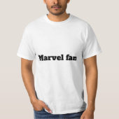 Marvel fan t-shirt (Voorkant)