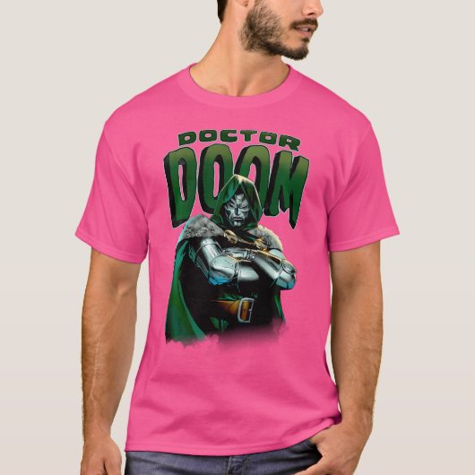 Marvel Fantastic Four Doctor Doom heeft de armen g T-shirt (Voorkant)