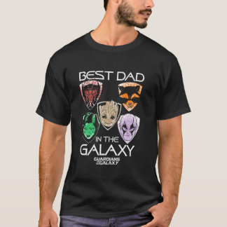 Marvel Guardians of the Galaxy Beste Vader's D T-shirt