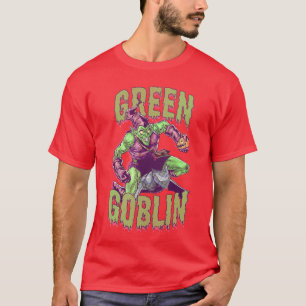 Marvel Halloween Green Goblin slijmerig lettertype T-shirt
