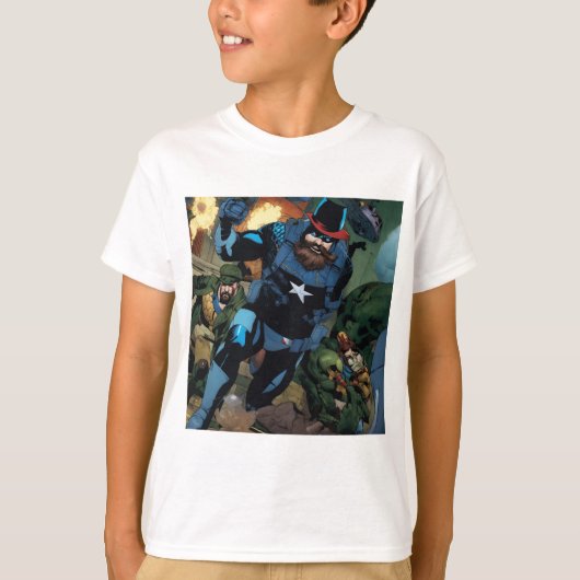 Marvel Heroes Assemble Kinderen T-shirt" T-shirt (Voorkant)