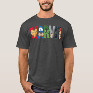 Marvel Logo Avengers Super Heroes jongen T-shirt