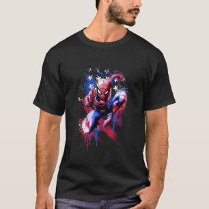 Marvel Spider Man 4 juli Spider Man Americana T-shirt