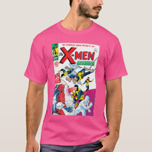Marvel XMen Eerste Comic Book Verschijning Cover V T-shirt