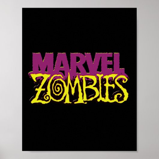 Marvel Zombies officiële kleur Logo Halloween Poster (Voorkant)