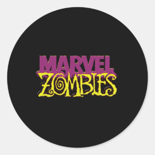 Marvel Zombies officiële kleur Logo Halloween Ronde Sticker