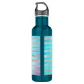 Marvelous Blue en Silver met Monogram Waterfles (Achterkant)