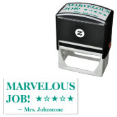 "MARVELOUS JOB!" Educator Rubber Stamp Zelfinktende Stempel (In situ)