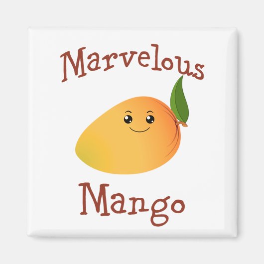 Marvelous Mango Magneet (Voorkant)