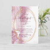 Marvelous Minimal Calligraphie Faire-part de maria (Debout devant)