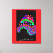 Marvelous Miss Funny Girl Stretched Canvas Print (Voorkant)