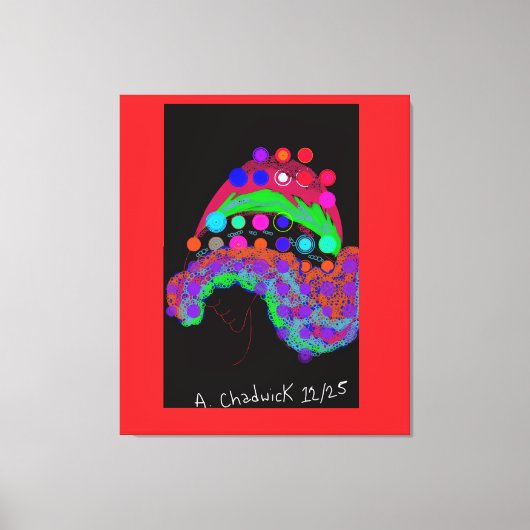 Marvelous Miss Funny Girl Stretched Canvas Print (Voorkant)