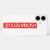 Marvelous Stamp Case-Mate iPhone Case (Achterkant (horizontaal))