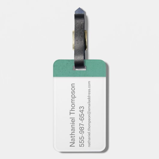 MARVIN DE MARTIAN™ Current Mood Chart Bagagelabel (Achterkant verticaal)