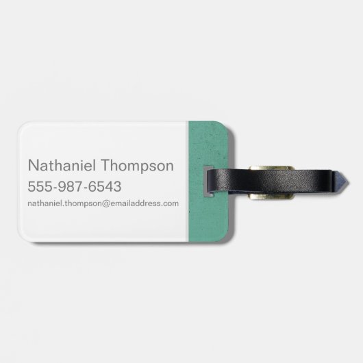 MARVIN DE MARTIAN™ Current Mood Chart Bagagelabel (Achterkant horizontaal)